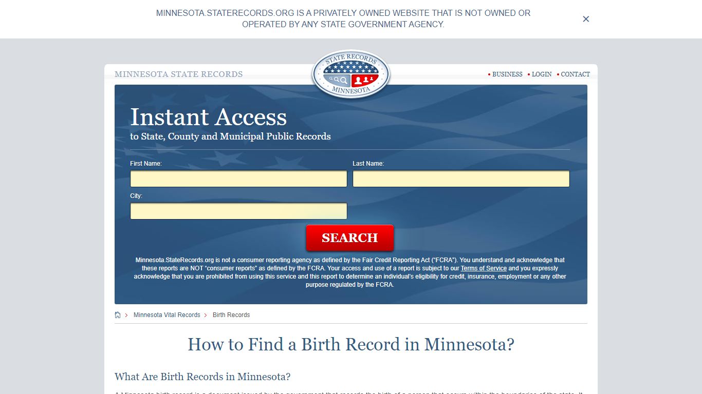 How to Find a Birth Record in Minnesota?